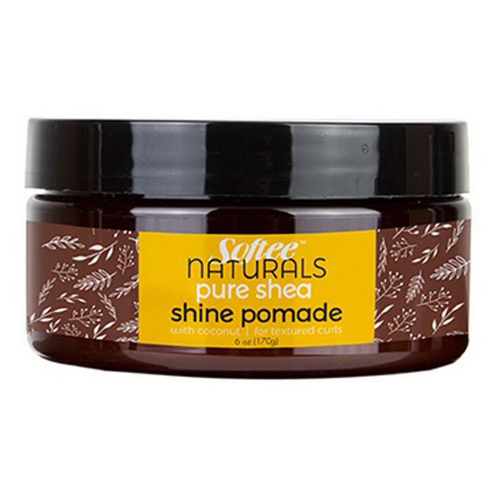 Softee Naturals Pure Shea Shine Hair Pomade 6Oz (170g)